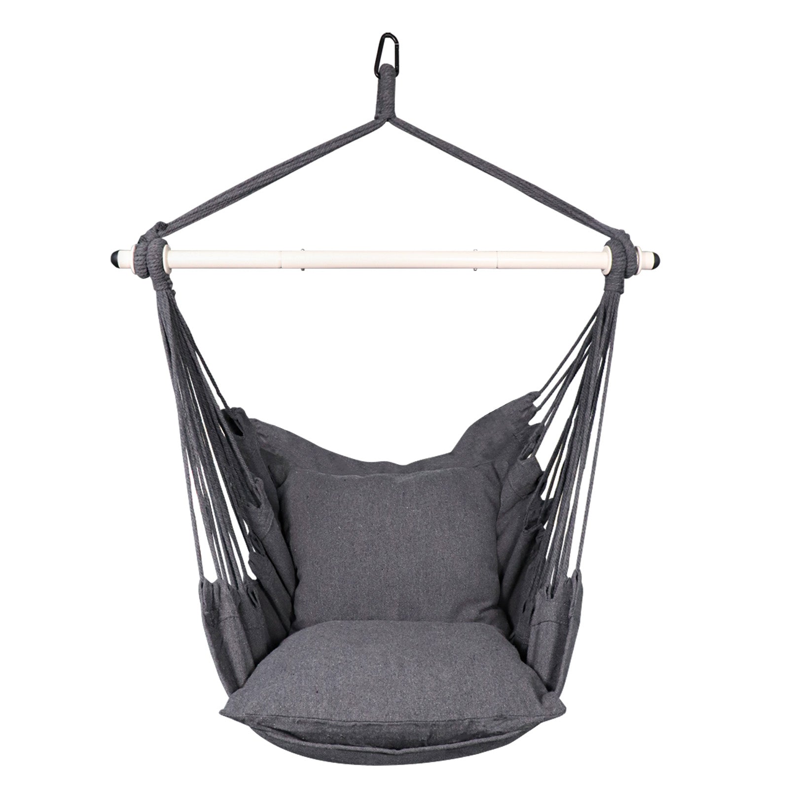 Chanab Swing Chair Hammock with Cushion Dakota Fields Color: Gray