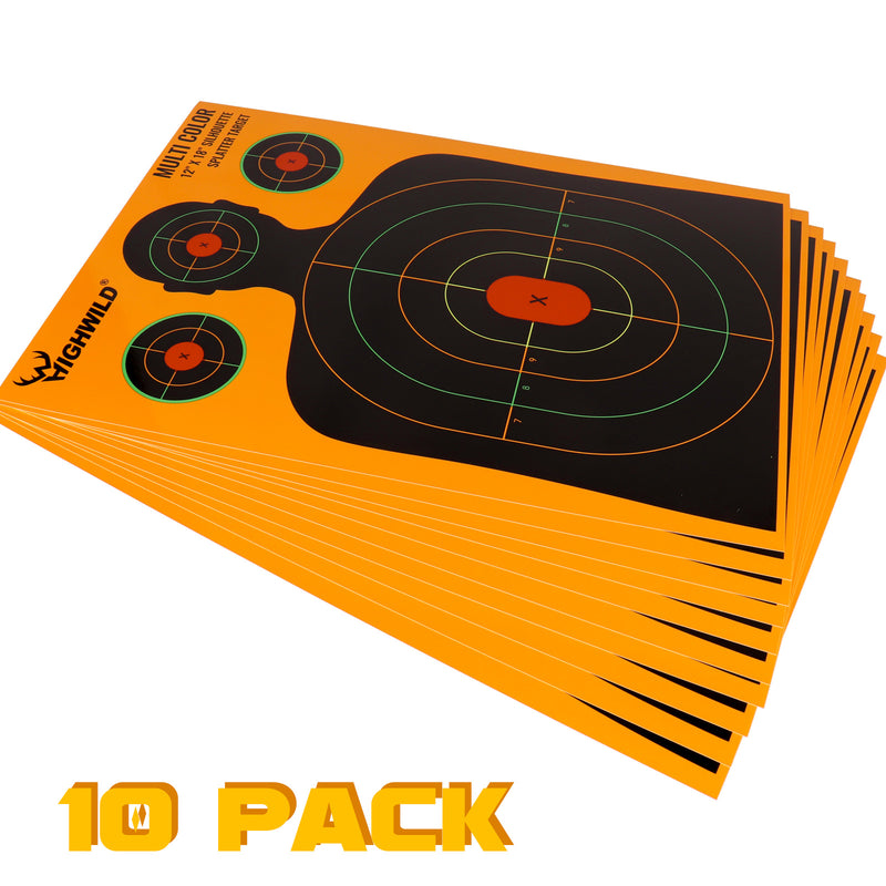 Pro-Shot Splatter Shot Peel & Stick Assorted Target Dots 10 Pack