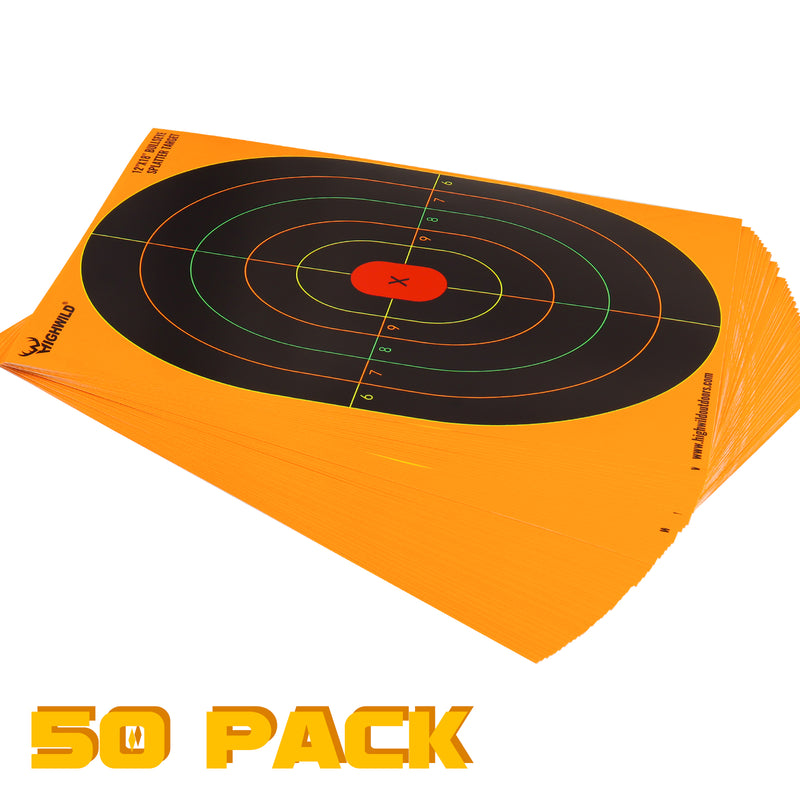 Load image into Gallery viewer, Sight in Splatter Shooting Range Targets - Splash Effect of Multiple Colors - 12 x 18 Inch
