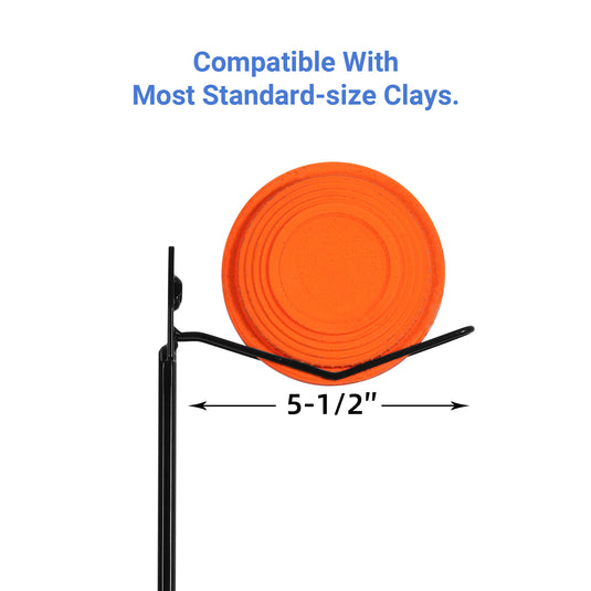 Clay Pigeon Target Holder - 3 Pack- Hexagonal Steel