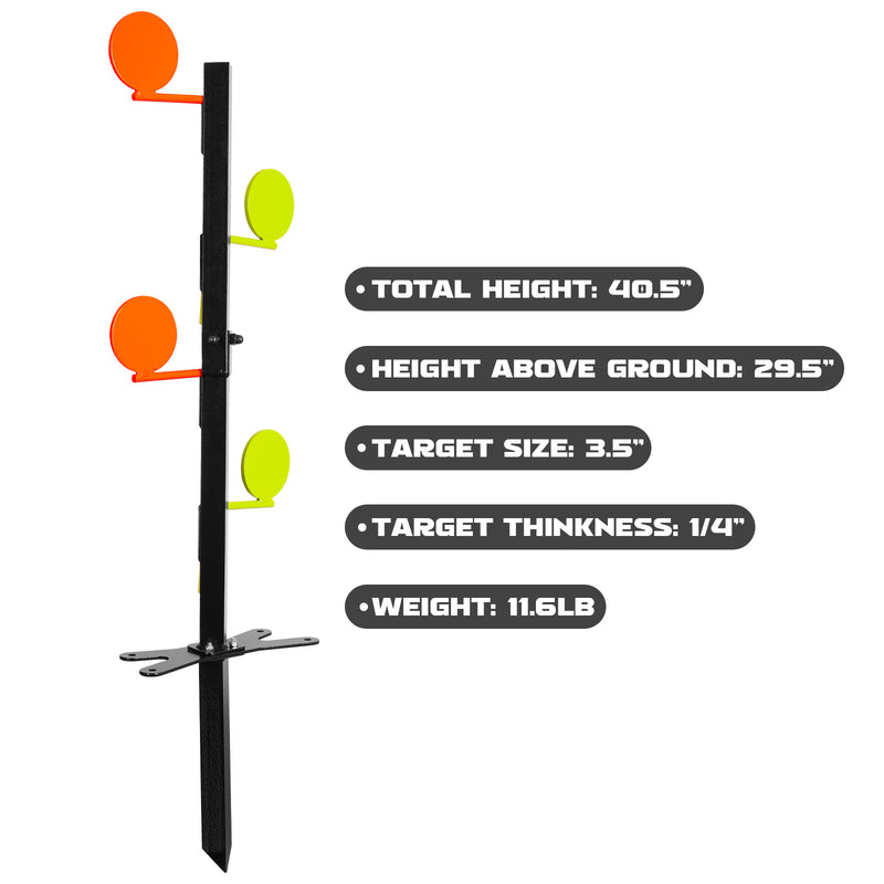 Load image into Gallery viewer, Highwild Dueling Tree for .22 Rimfire with Detachable Three-Section Design - Ground-Insertable
