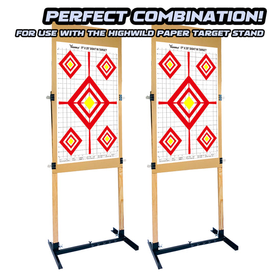 Sight in Shooting Range Paper Target - 17X25 Inches