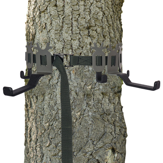 HyzaPhix Treestand Strap Hangers with 4pcs Metal Hooks, Tree Strap Hunting  Camping Equipment Tree Hanger Tree Stand Accessories for Hunting Gears Bow