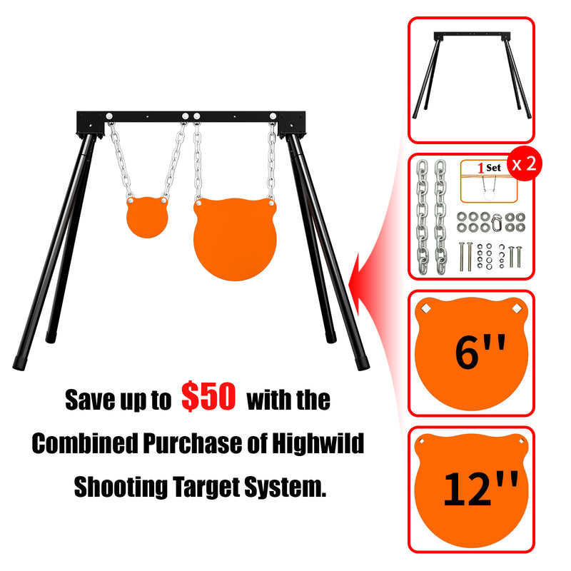 Load image into Gallery viewer, B001 Stand + Mounting Kit + 6&quot;, 12&quot; Gong
