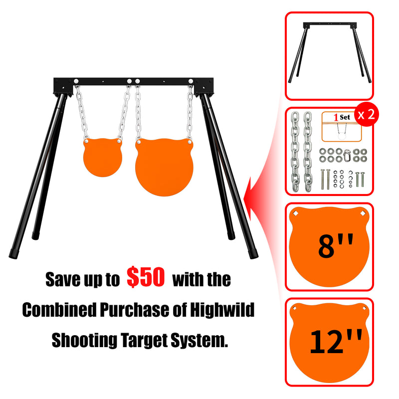 Load image into Gallery viewer, B001 Stand + Mounting Kit + 8&quot;, 12&quot; Gong
