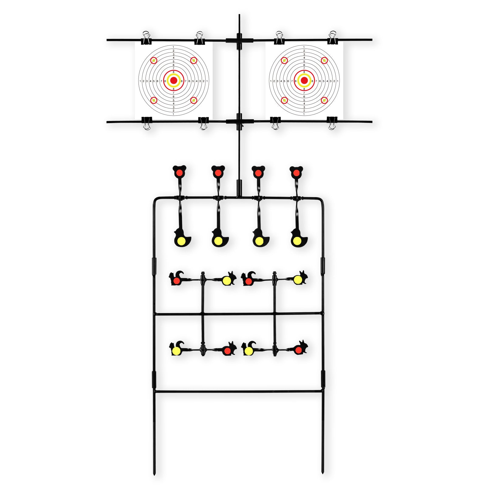 Multi-Shot Air Gun Pellet BB Gun Target 3-Section Detachable with Adju ...