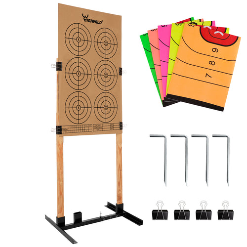 H Shape Adjustable Paper Target Stand Base - 1 PACK