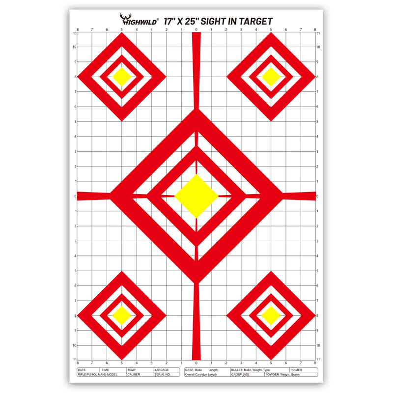 Load image into Gallery viewer, Sight in Shooting Range Paper Target - 17X25 Inches
